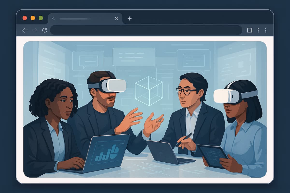 Virtual Reality Workspaces: A Browser-Based VR SaaS Playbook for Hybrid Teams